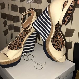 Jessica Simpson platform sandals